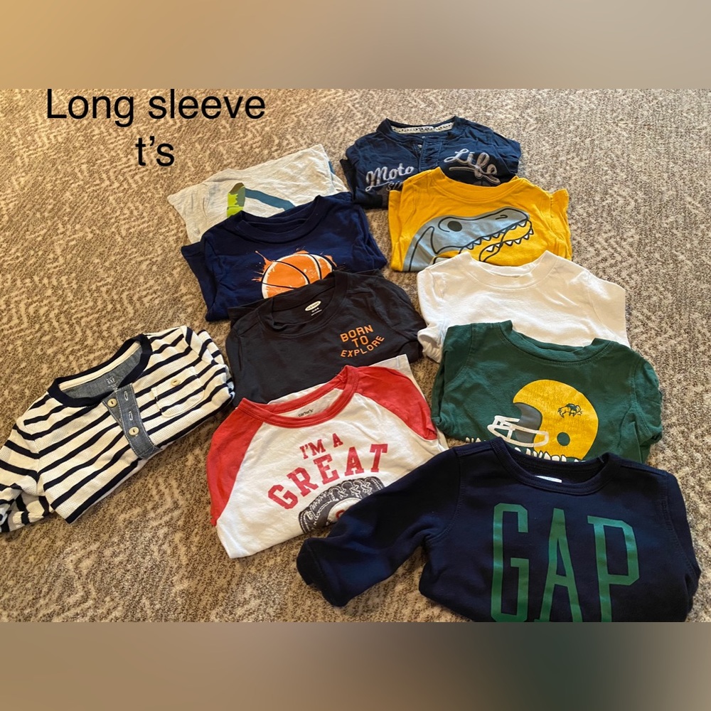 Lot of 18 or 12-18 month long sleeves